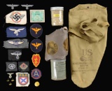 WWII GERMAN & AMERICAN MILITARIA.