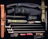 LOT OF ASSORTED BAYONETS & REPRODUCTION