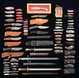 LOT OF ASSORTED KNIVES & BAYONETS.