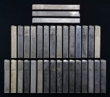 GROUPING OF STEN & LANCHESTER SMG MAGAZINES.