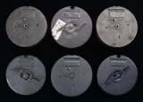 ASSORTMENT OF 6 THOMPSON SMG DRUMS.