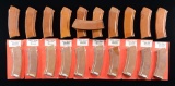 LOT OF 21 EAST GERMAN 5.56MM GALIL MAGAZINES.
