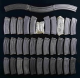 LOT OF 36 ASSORTED .223/5.56MM GALIL MAGAZINES.