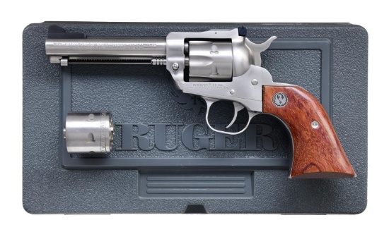 RUGER 4 5/8" STAINLESS NM SINGLE-SIX CONVERTIBLE