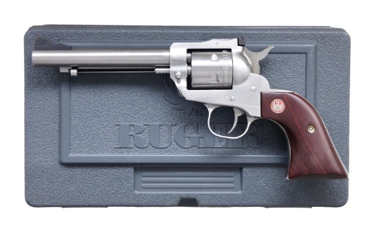 RUGER 17 HMR STAINLESS NM SINGLE-SIX REVOLVER.