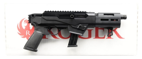 RUGER 9mm LUGER PC CHARGER SEMI AUTO PISTOL.