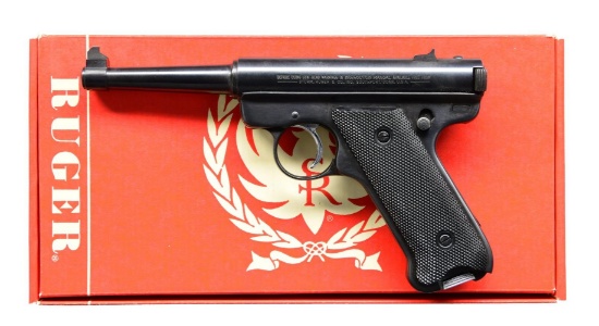 BOXED RUGER STANDARD AUTO SEMI-AUTO PISTOL.