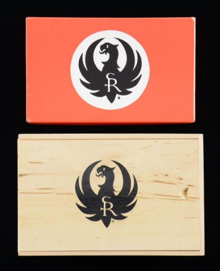 SCARCE RUGER SIGNATURE SERIES SALT COD BOX & INNER