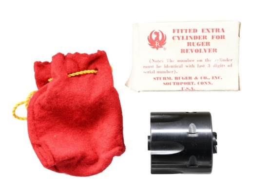RUGER OLD MODEL 9MM LUGER CYLINDER.