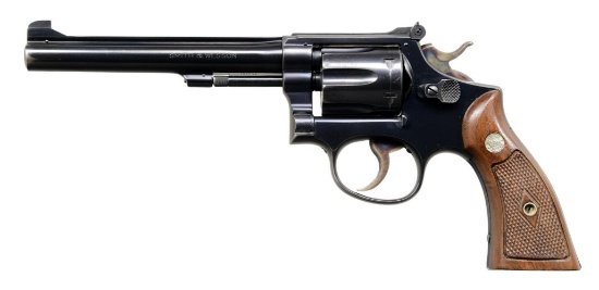 SMITH & WESSON K22 DA REVOLVER.