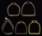 1 PAIR & 4 SINGLE STIRRUPS.