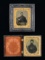 PAIR OF SIXTH PLATE UNION PHOTOGRAPHS.
