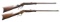 LOT OF TWO STEVENS NO.44 SINGLE SHOT RIFLES.