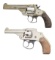 2 SMITH & WESSON TOP BREAK REVOLVERS.
