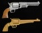 TWO LARGE MODEL REVOLVERS, COLT DRAGOON &