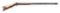 ALBANY, NY HALF STOCK PERCUSSION RIFLE.