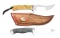 2 AS NEW CISCO KNIVES & CASES.