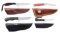 5 CISCO KNIVES & SPARE SHEATH.