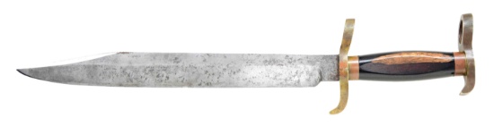 CONFEDERATE COOK & BROTHER BOWIE-BAYONET.