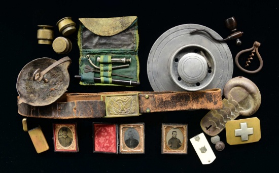 CIVIL WAR MILITARIA & RELATED ITEMS.