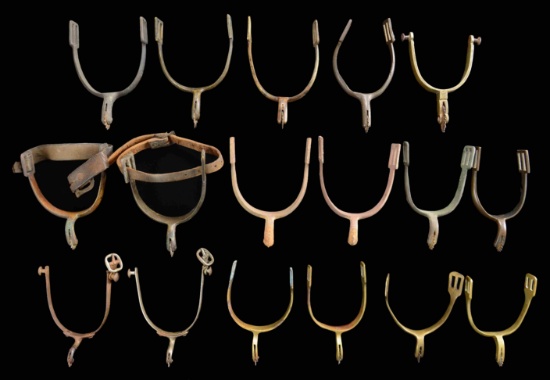 17 CIVIL WAR ERA SPURS.