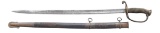 “AS FOUND” CIVIL WAR NAVAL OFFICER’S SWORD.