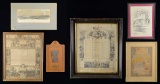 GROUP OF 6 CIVIL WAR ITEMS.