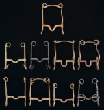 9 US MILITARY & CIVILIAN HORSE BITS.