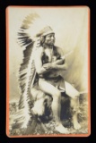 CABINET CARD OF SIOUX CHIEF 