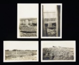 4 PHOTOS OF LITTLE BIG HORN BATTLEFIELD, CIRCA