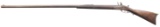 HEAVY HALF-STOCK FLINTLOCK RIFLE.