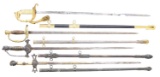 4 MILITARY & FRATERNAL SWORDS.