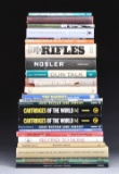 45+ SOFTCOVER & HARDCOVER FIREARMS RELATED BOOKS.