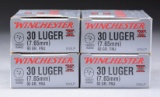 200 RDS. (4 BOXES) WIN. SUPER-X 30 LUGER 93 GR.