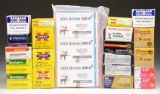 16 BOXES & 3 BRICKS OF VARIOUS AMMO.