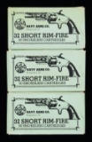 LOT OF 130 ROUNDS OF NAVY ARMS .32 SHORT RIMFIRE