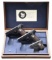 COLT THREE-GUN CASED SET OF HAMMERLESS POCKET