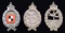 3 IMPERIAL GERMAN AVIATION BADGES.