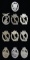 10 WWII GERMAN BADGES.