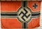 5 WWII GERMAN FLAGS & PENNANTS.