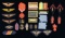 WWI ERA FRENCH NAVAL BULLION WINGS & ASSORTED