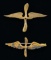 2 WWI ERA FRENCH PILOT’S INSIGNIA.