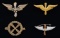 2 WWI ERA FRENCH AVIATION MECHANIC’S INSIGNIA & 2