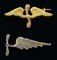 2 WWI ERA FRENCH AVIATION INSIGNIA.
