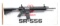 RUGER SR556 SEMI AUTO RIFLE.