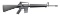 VERY CLEAN AR15 A2 HBAR SPORTER RIFLE WITH 22 LR