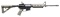 COLT M4 RIFLE WITH GREEN MAGPUL FURNITURE.