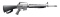 SLAB SIDE COLT AR-15 MODEL SP1 RIFLE.