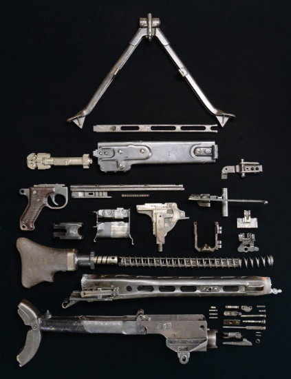 GERMAN MILITARY PARTS LOT.