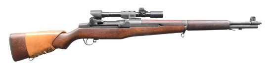US M-1 GARAND M-1D SEMI AUTO SNIPER RIFLE WITH